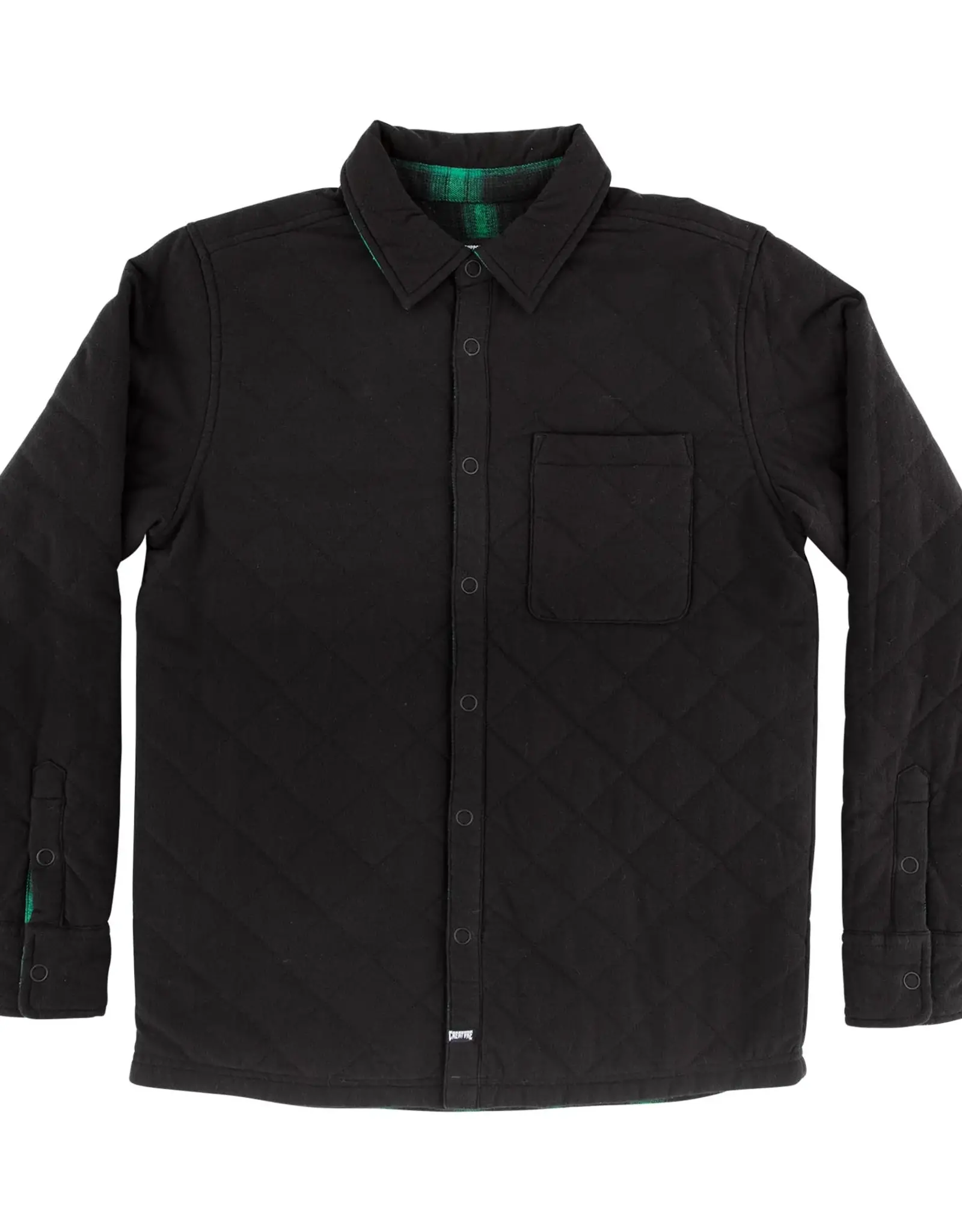 CREATURE Creature Switch L/S Reversible Top - Black / Green