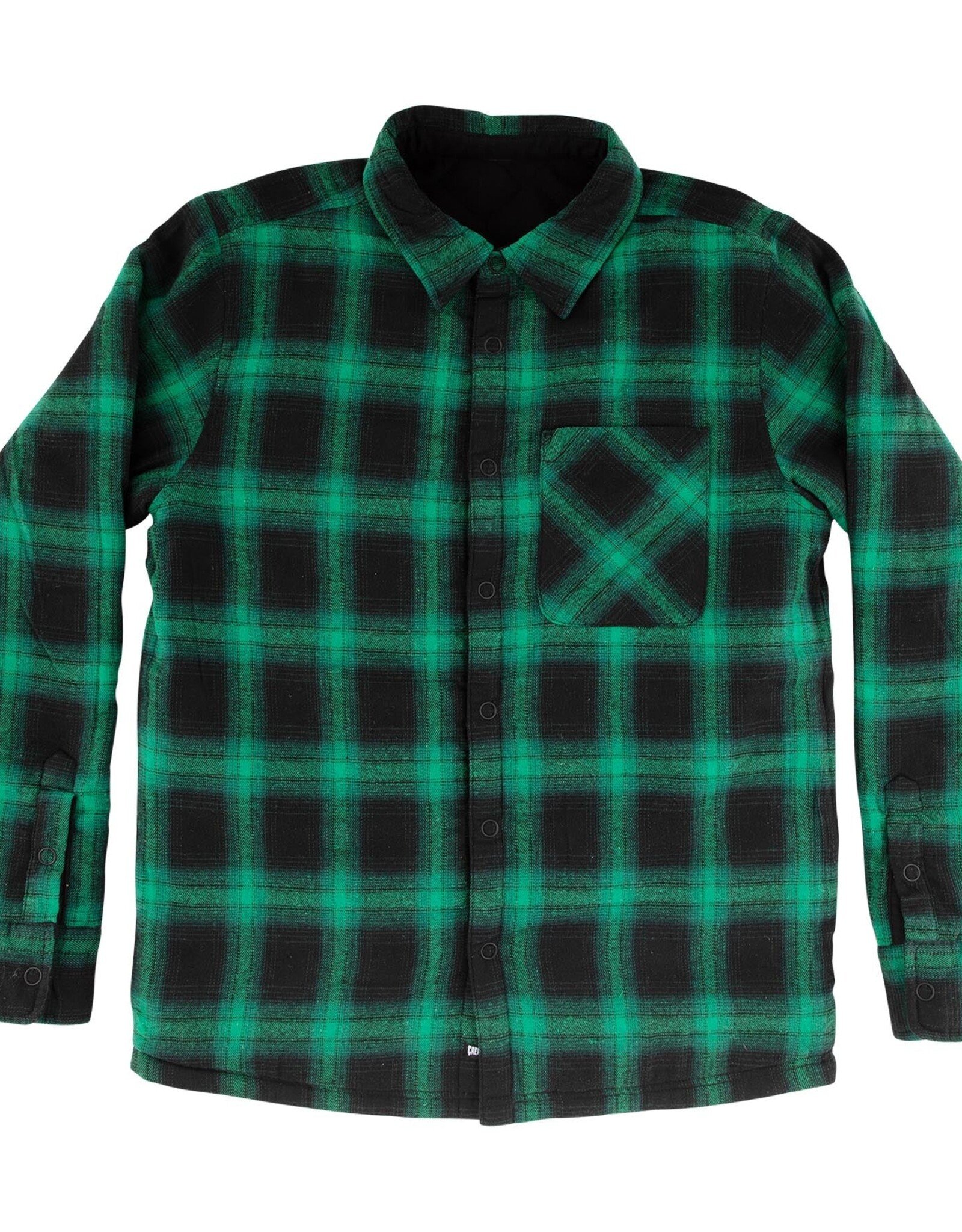 CREATURE Creature Switch L/S Reversible Top - Black / Green