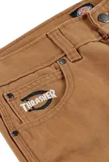 DICKIES Thrasher X Dickies Double Knee Pant - Duck Brown