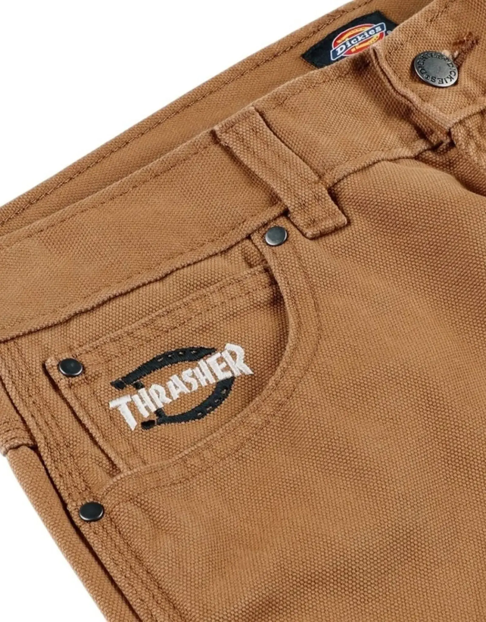 DICKIES Thrasher X Dickies Double Knee Pant - Duck Brown