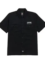 DICKIES Thrasher X Dickies S/S Work Shirt - Black
