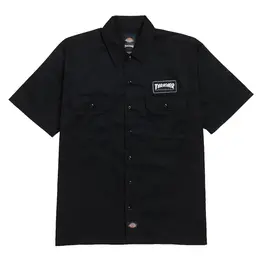 DICKIES Thrasher X Dickies S/S Work Shirt - Black