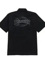 DICKIES Thrasher X Dickies S/S Work Shirt - Black