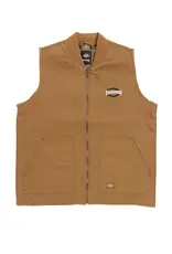 DICKIES Thrasher X Dickies Lined Work Vest - Duck Brown