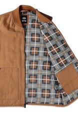 DICKIES Thrasher X Dickies Lined Work Vest - Duck Brown