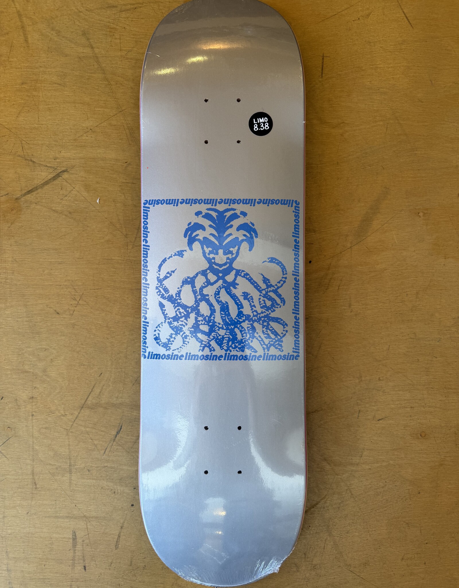 LIMOSINE Snake Pit Deck Silver / Blue - 8.38