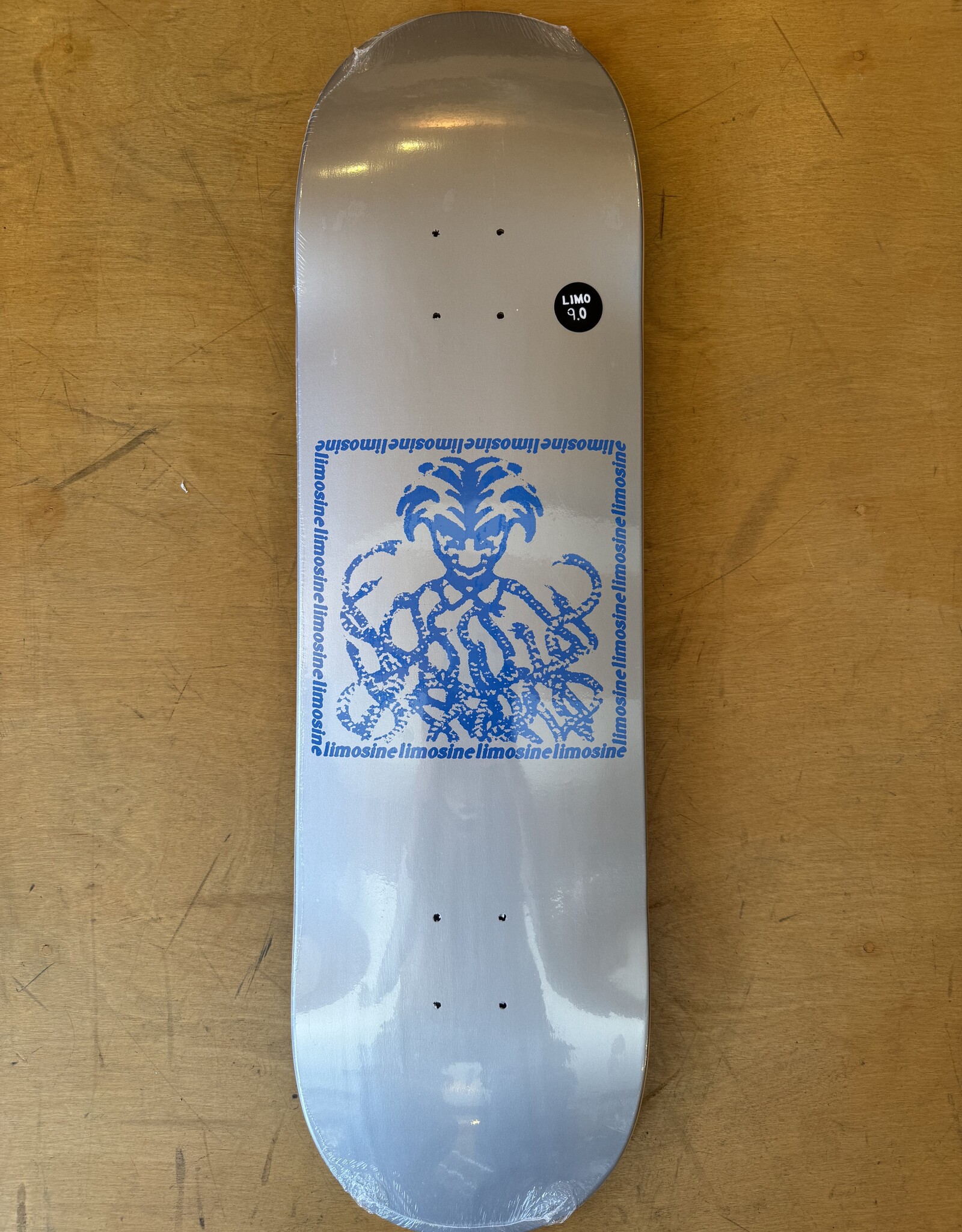 LIMOSINE Snake Pit Deck Silver / Blue - 9.0