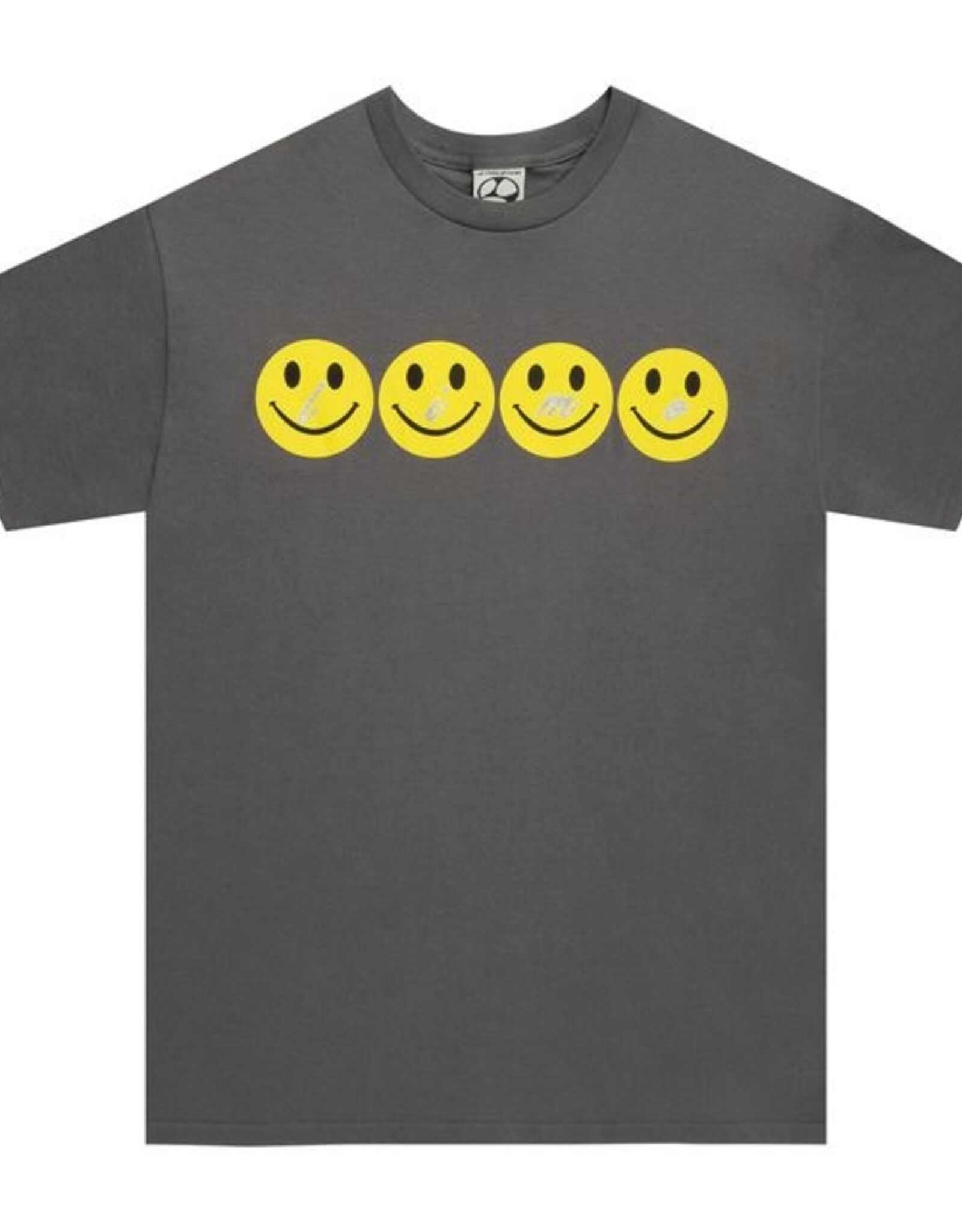 LIMOSINE Glitter Smile Tee - Charcoal