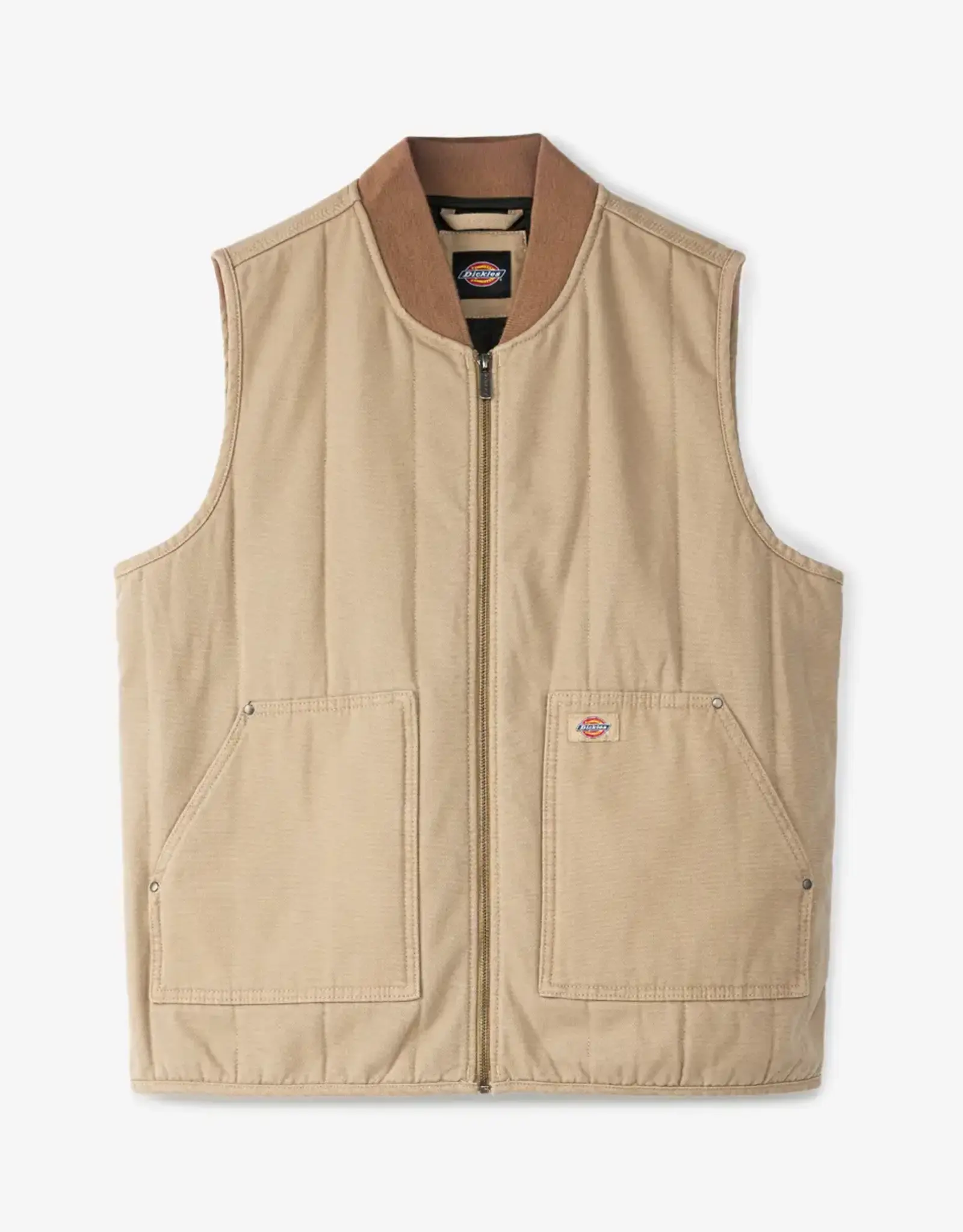 DICKIES Quilted Canvas Vest - Desert Sand