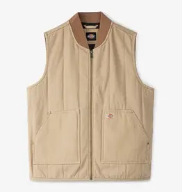 DICKIES Quilted Canvas Vest - Desert Sand