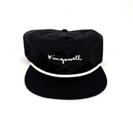 KINGSWELL Walt Script Nylon Surf Hat - Black