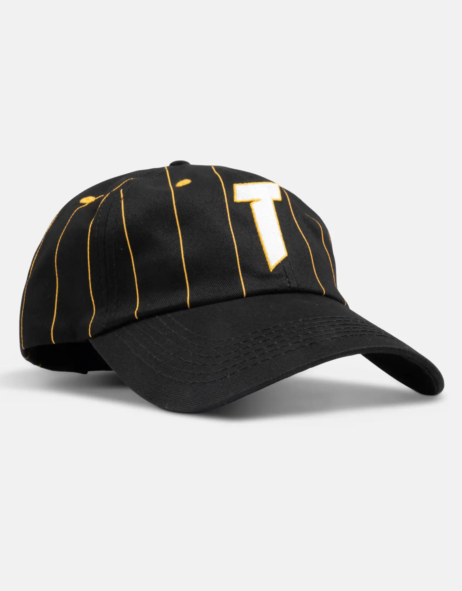 THRASHER T Logo Old Timer Hat - Black/Yellow