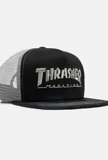 THRASHER Mag Logo Trucker Hat - Black/Grey