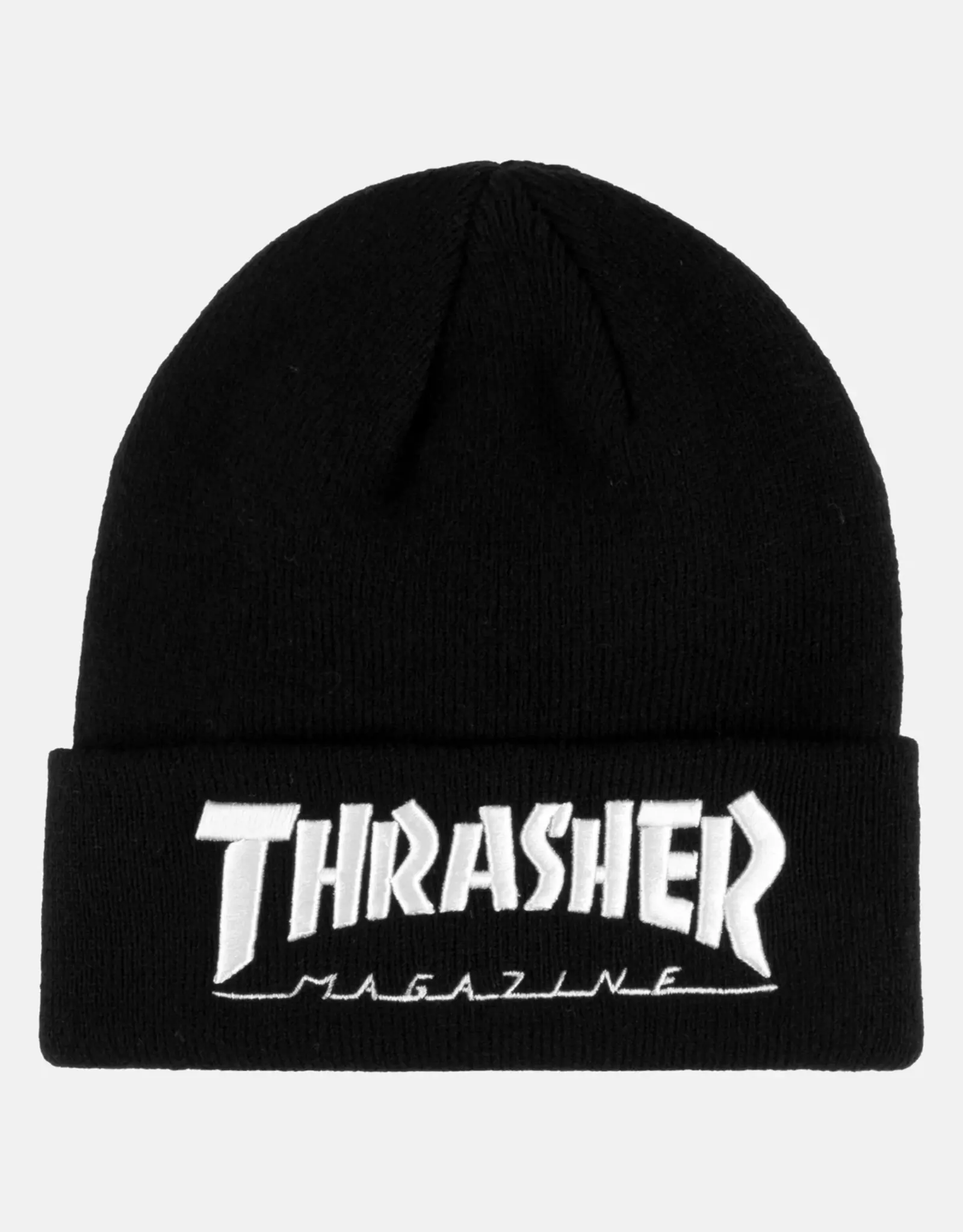 THRASHER Embroidered Thrasher Beanie - Black