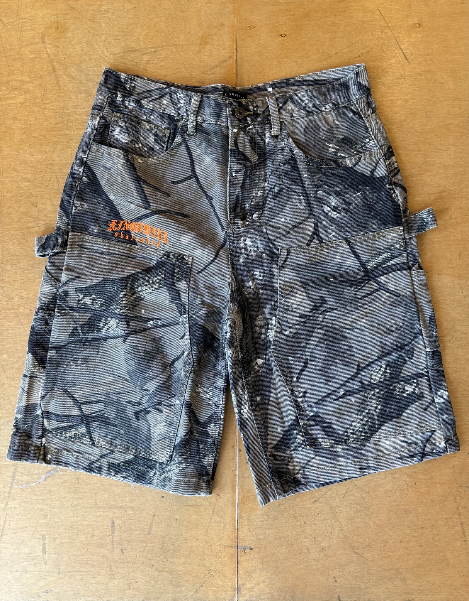 KINGSWELL KINGSWELL SCRIPT JORT - GREEN/CAMO