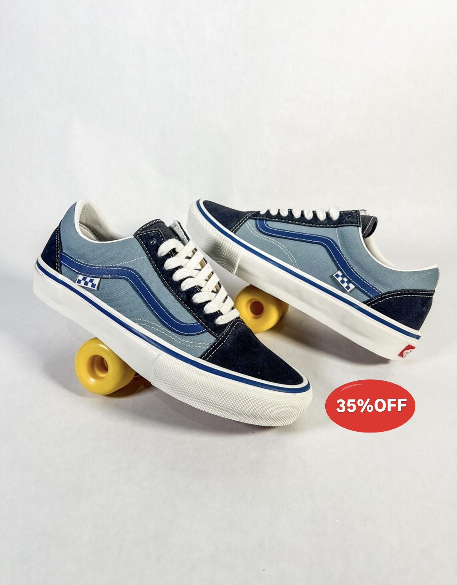 VANS SKATE OLD SKOOL ELIJAH BERLE - VINTAGE BLUE