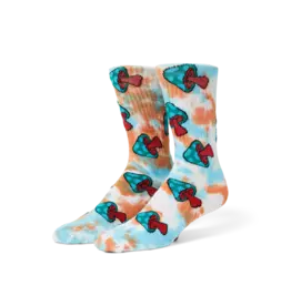 Microdose Tie Dye Sock - Blue