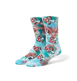 Microdose Tie Dye Sock - Red