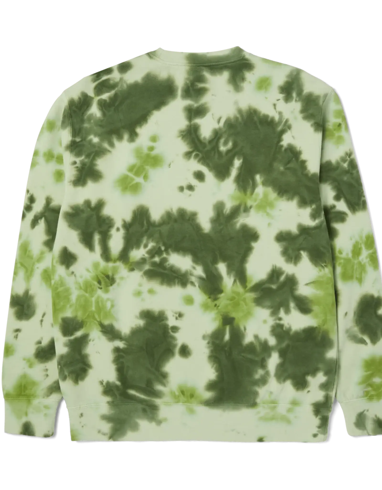 HUF Tie Dye 89 Logo Crew - Green