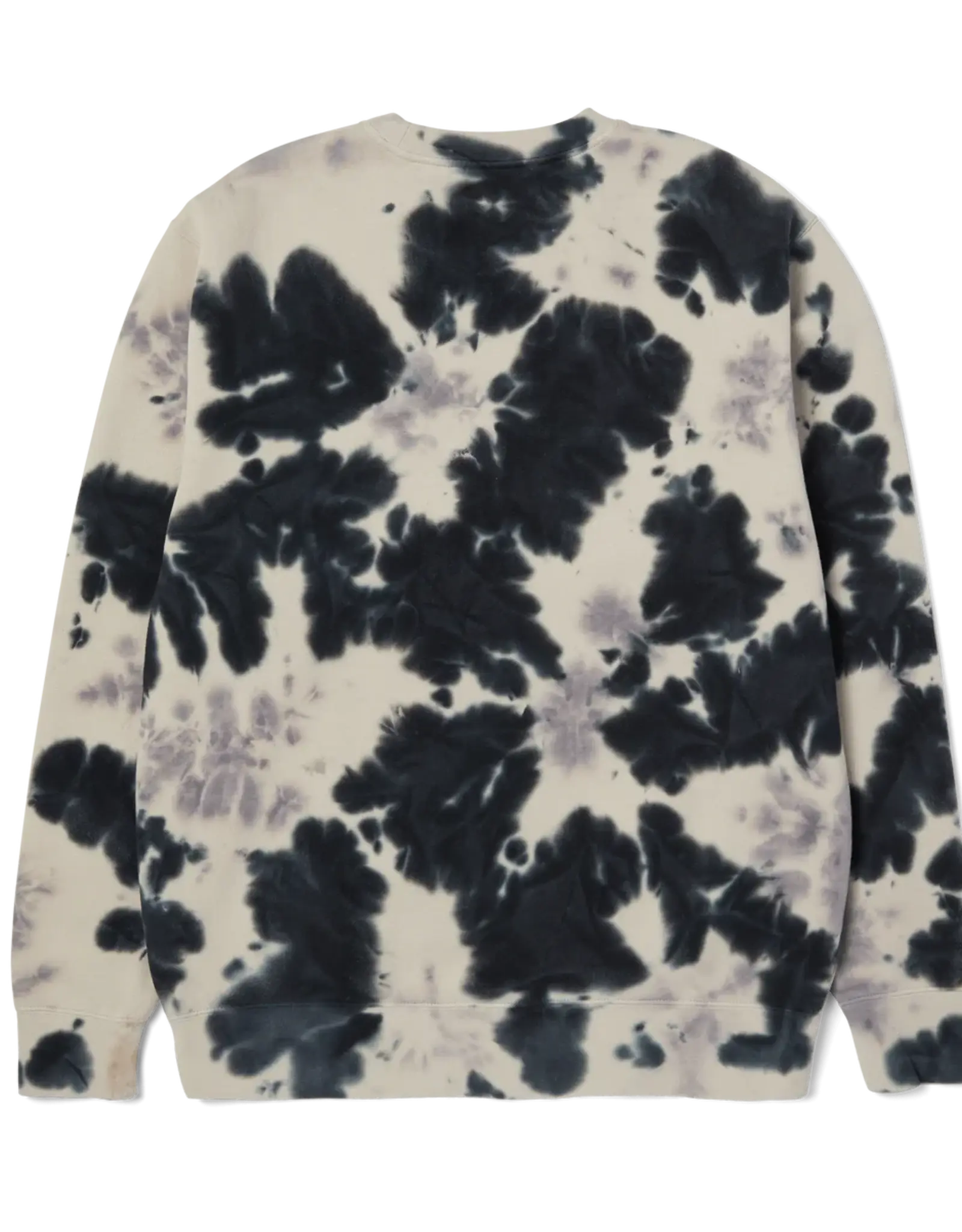 HUF Tie Dye 89 Logo Crew - Navy
