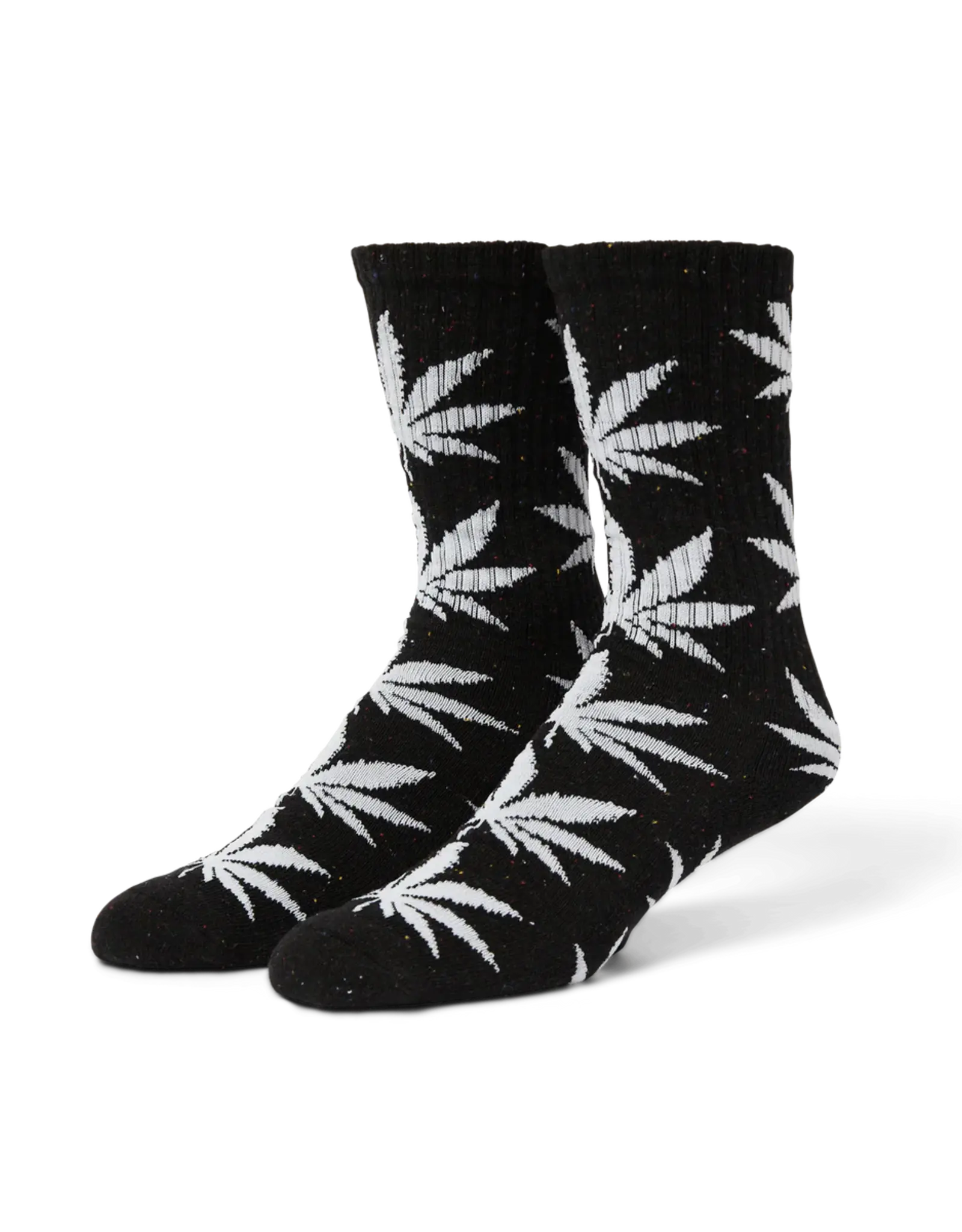 Plant Life Speckled Sock - Black