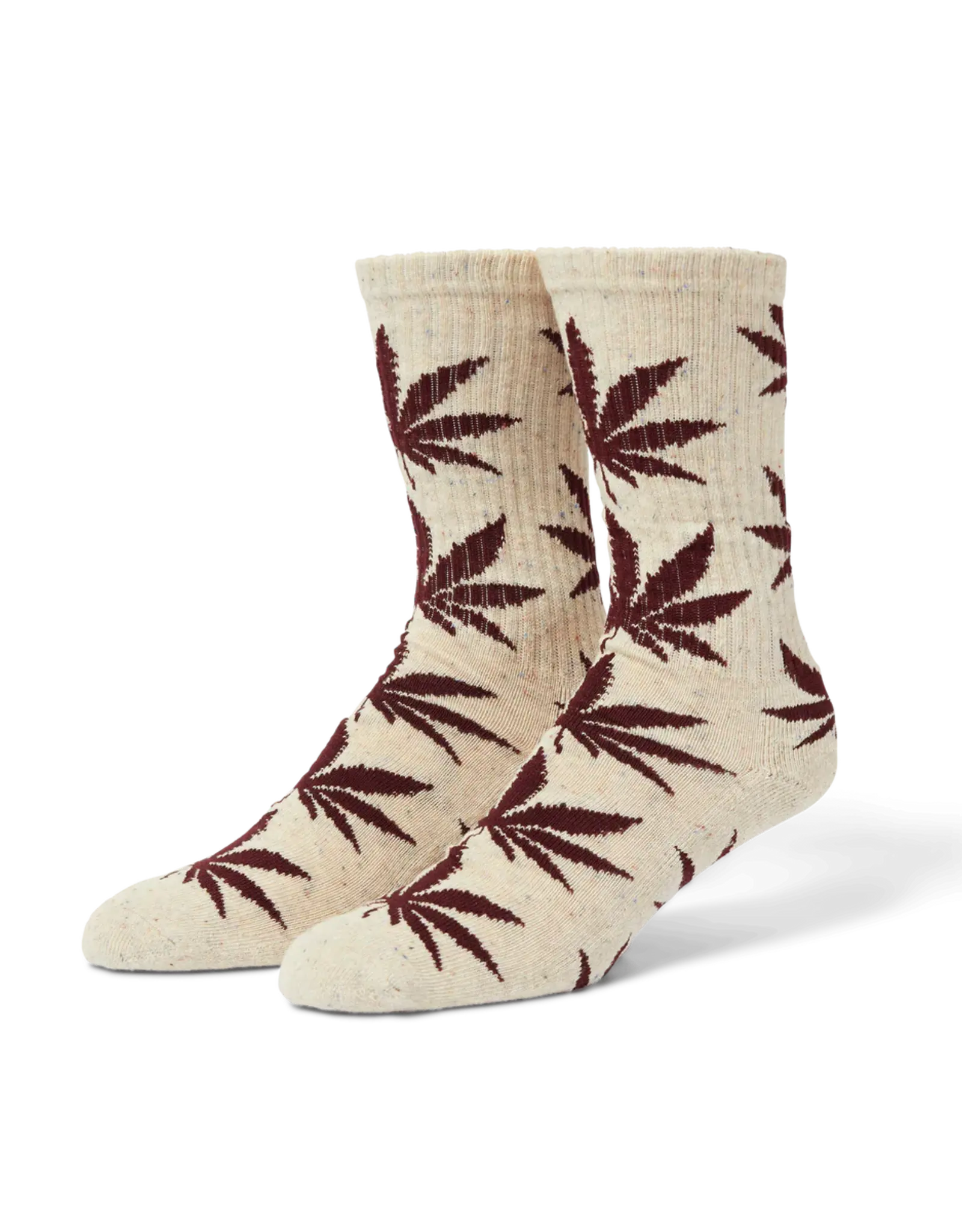 Plant Life Speckled Sock - Cream