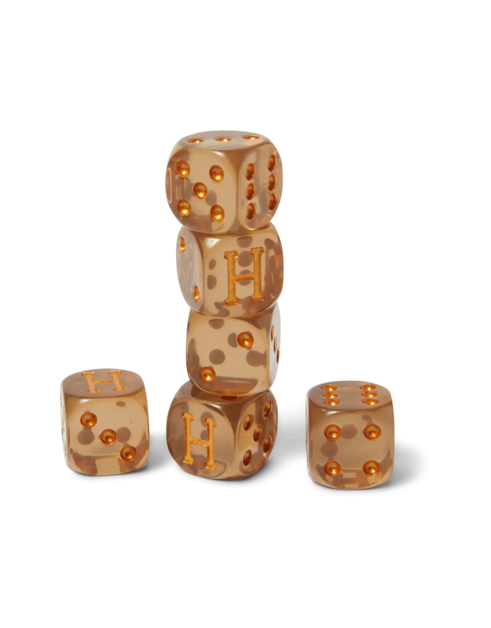 Lux Dice Set - Brown