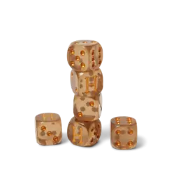 Lux Dice Set - Brown