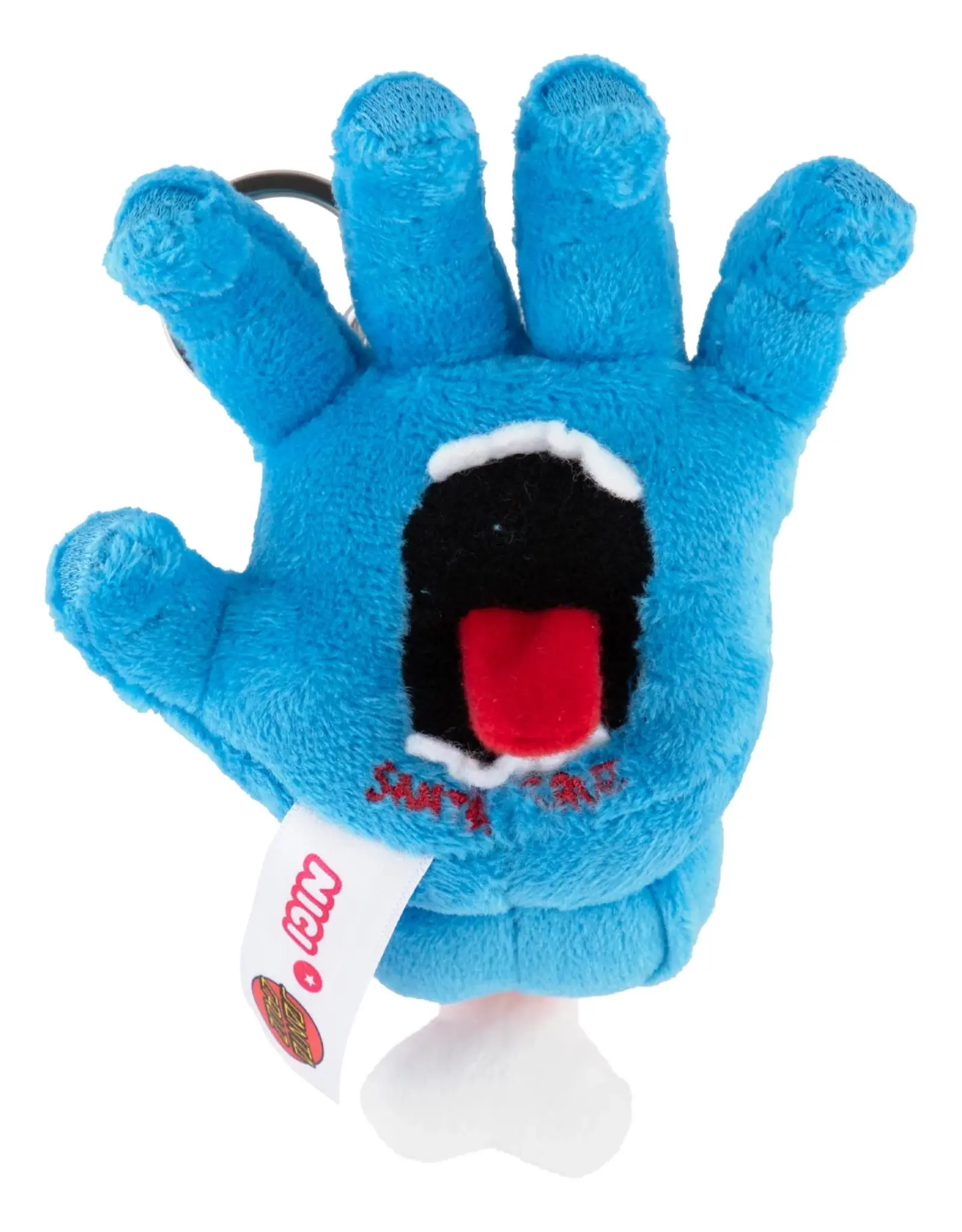 SANTA CRUZ Screaming Hand Plush Keychain - Blue