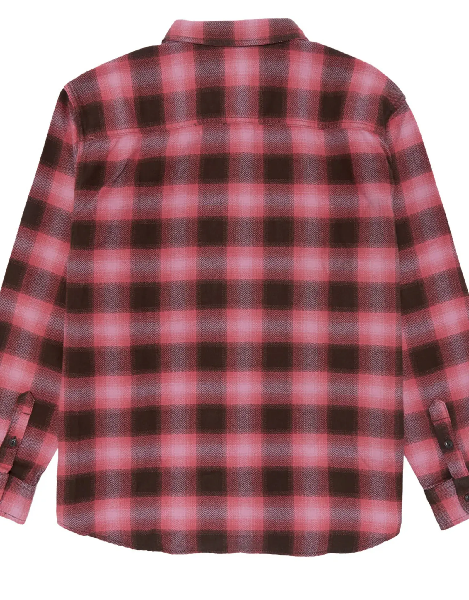 VANS Bixby Plaid Flannel Shirt - Coal Brown / Pink Dawn