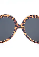 Happy Hour Shades Heart Ons - Leopard