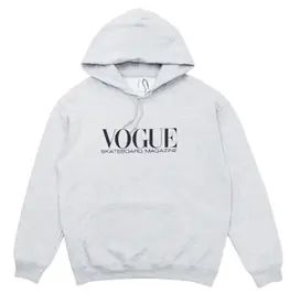 DEAR SKATING Dear Skating Vogue Skateboard Magazine Hoodie - Grey