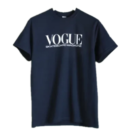 DEAR SKATING Dear Skating Vogue Skateboard Magazine Tee - Black