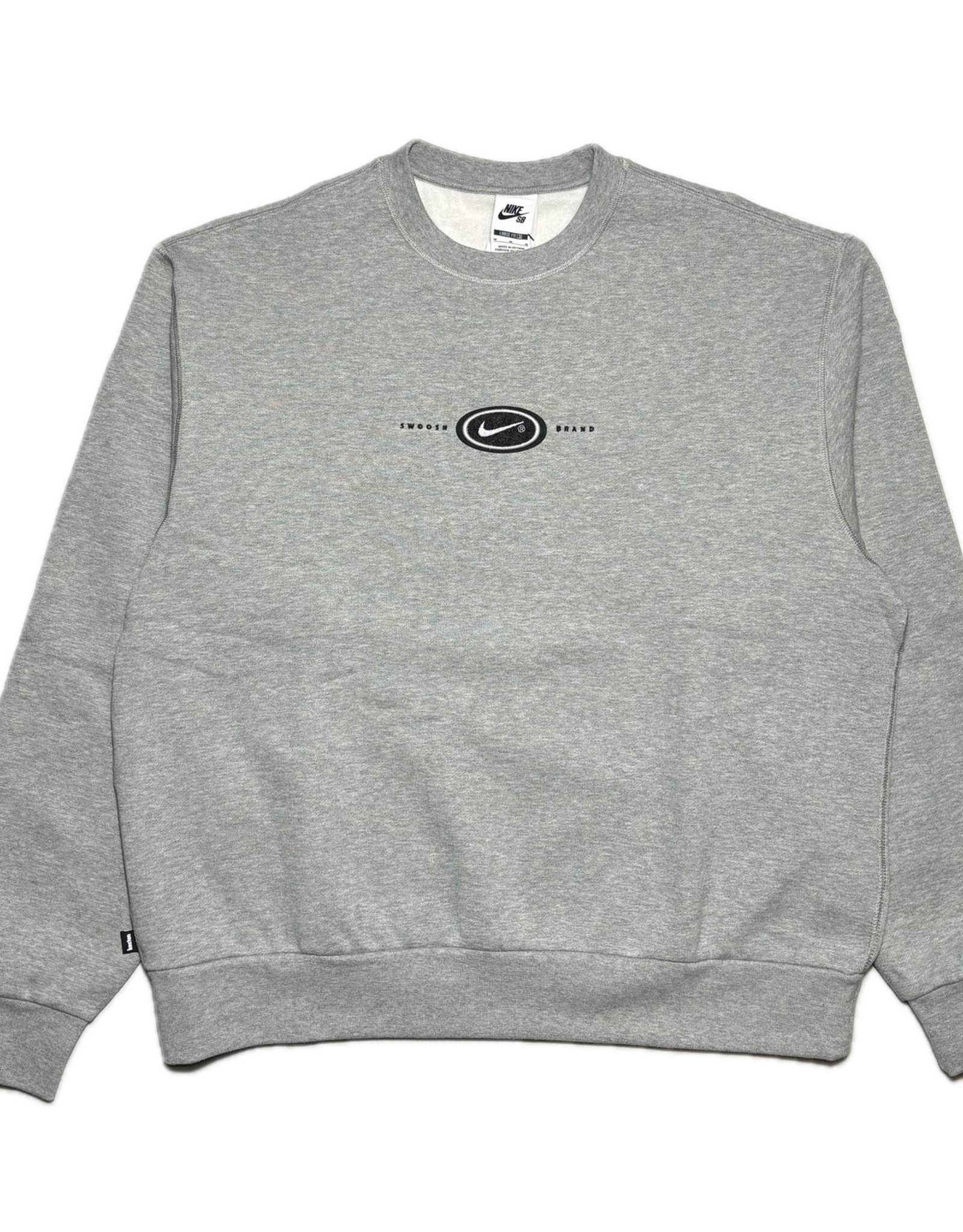 NIKE SB x Eric Koston Fleece Skate Crew - Dk Grey Heather