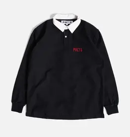 POETS Rugby With Embroidered Logo - Black