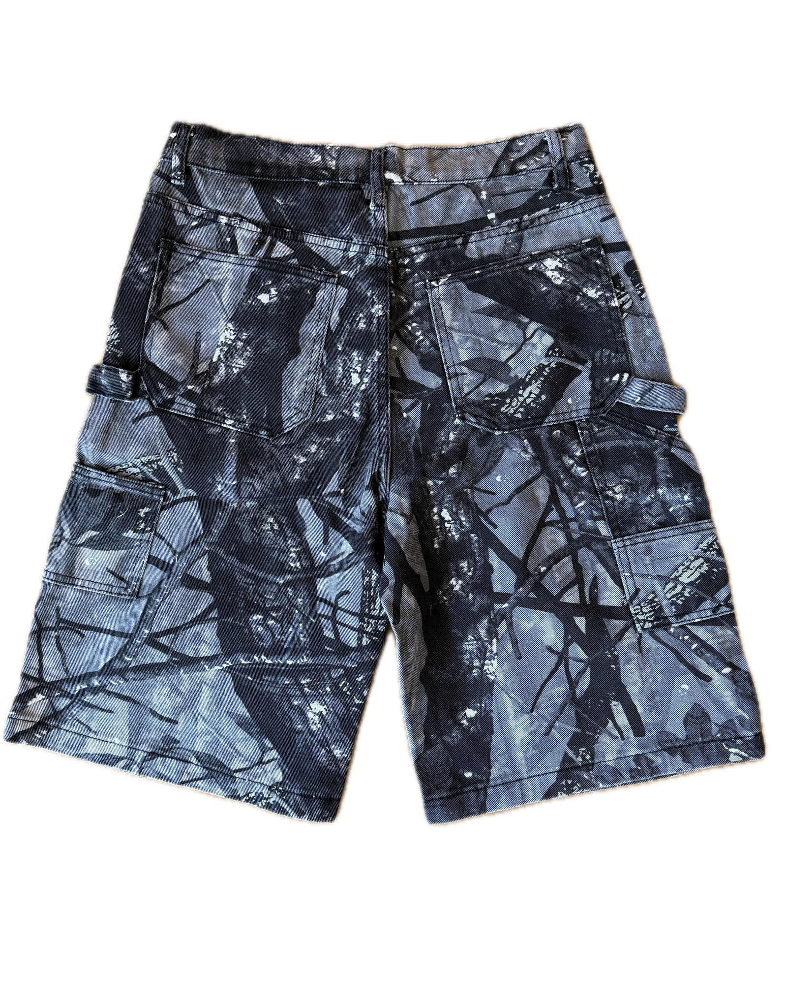 KINGSWELL KINGSWELL SCRIPT JORT - GREY/CAMO