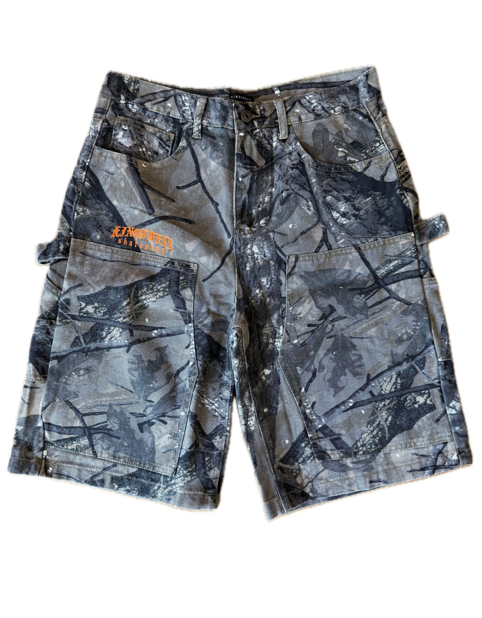 KINGSWELL KINGSWELL SCRIPT JORT - GREEN/CAMO