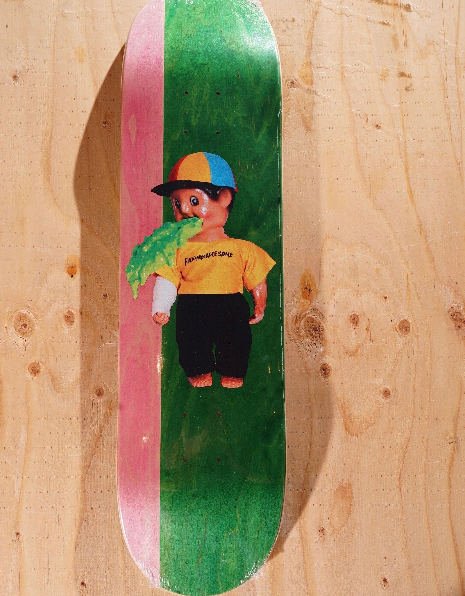 FUCKING AWESOME Wanto Throw Up Man Deck - 8.25