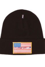 FUCKING AWESOME Big Brother Cuff Beanie - Black