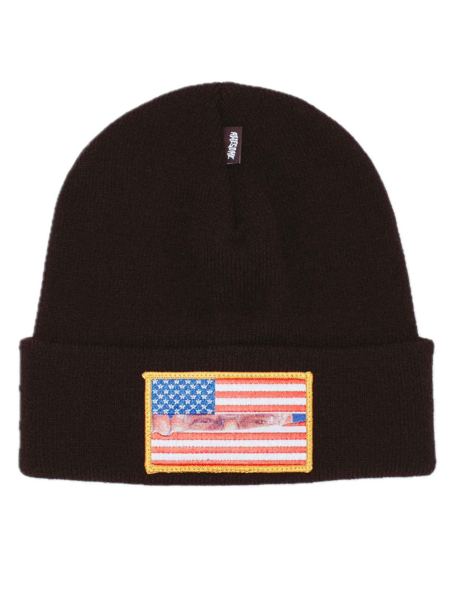FUCKING AWESOME Big Brother Cuff Beanie - Black