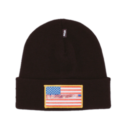FUCKING AWESOME Big Brother Cuff Beanie - Black