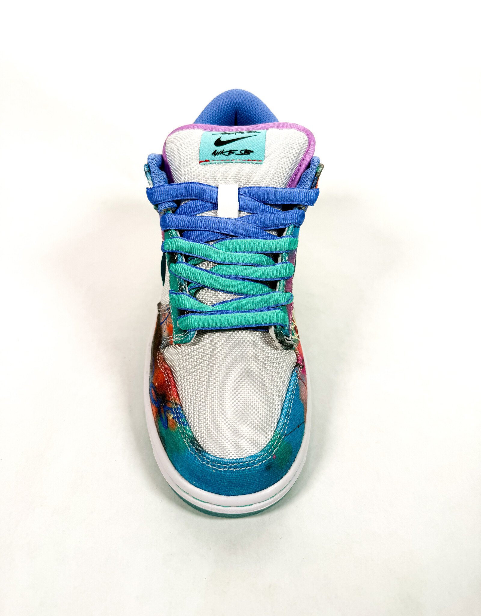 NIKE NIKE SB DUNK LOW X FUTURA LABORATORIES BLEACHED AQUA/GEODE TEAL-WHITE