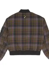 LAZO Lazo Plaid Bomber Jacket