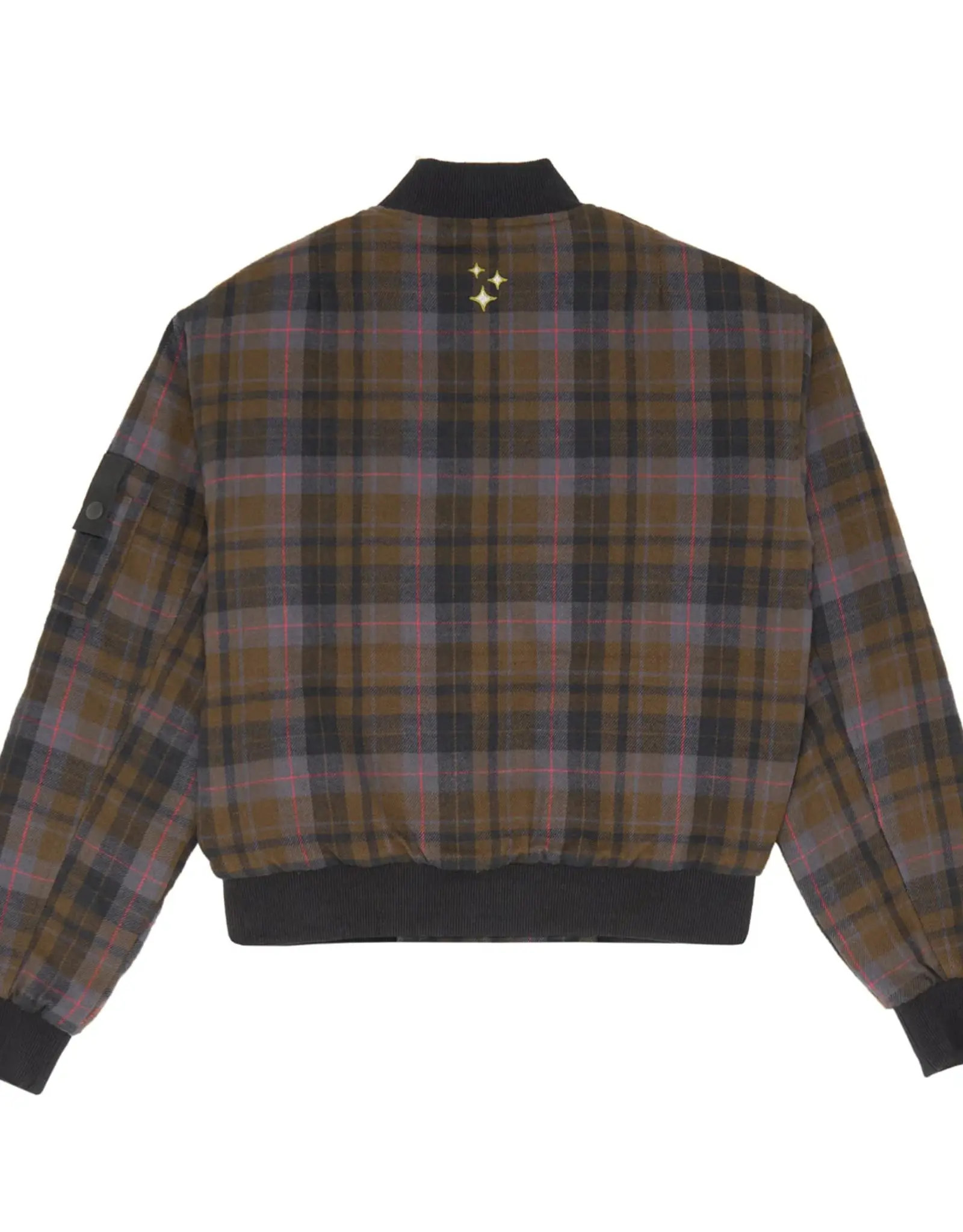 LAZO Lazo Plaid Bomber Jacket