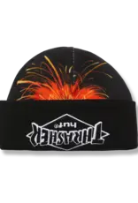 Thrasher X Huf Meltdown Reversible Beanie - Black