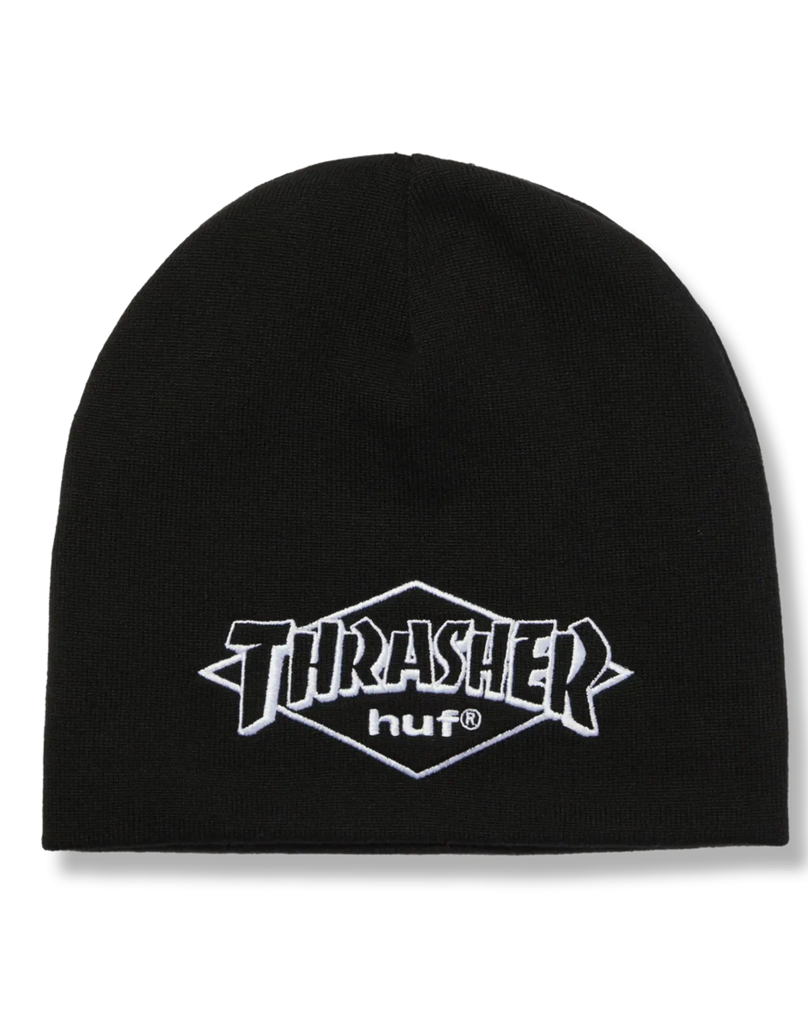 Thrasher X Huf Meltdown Reversible Beanie - Black