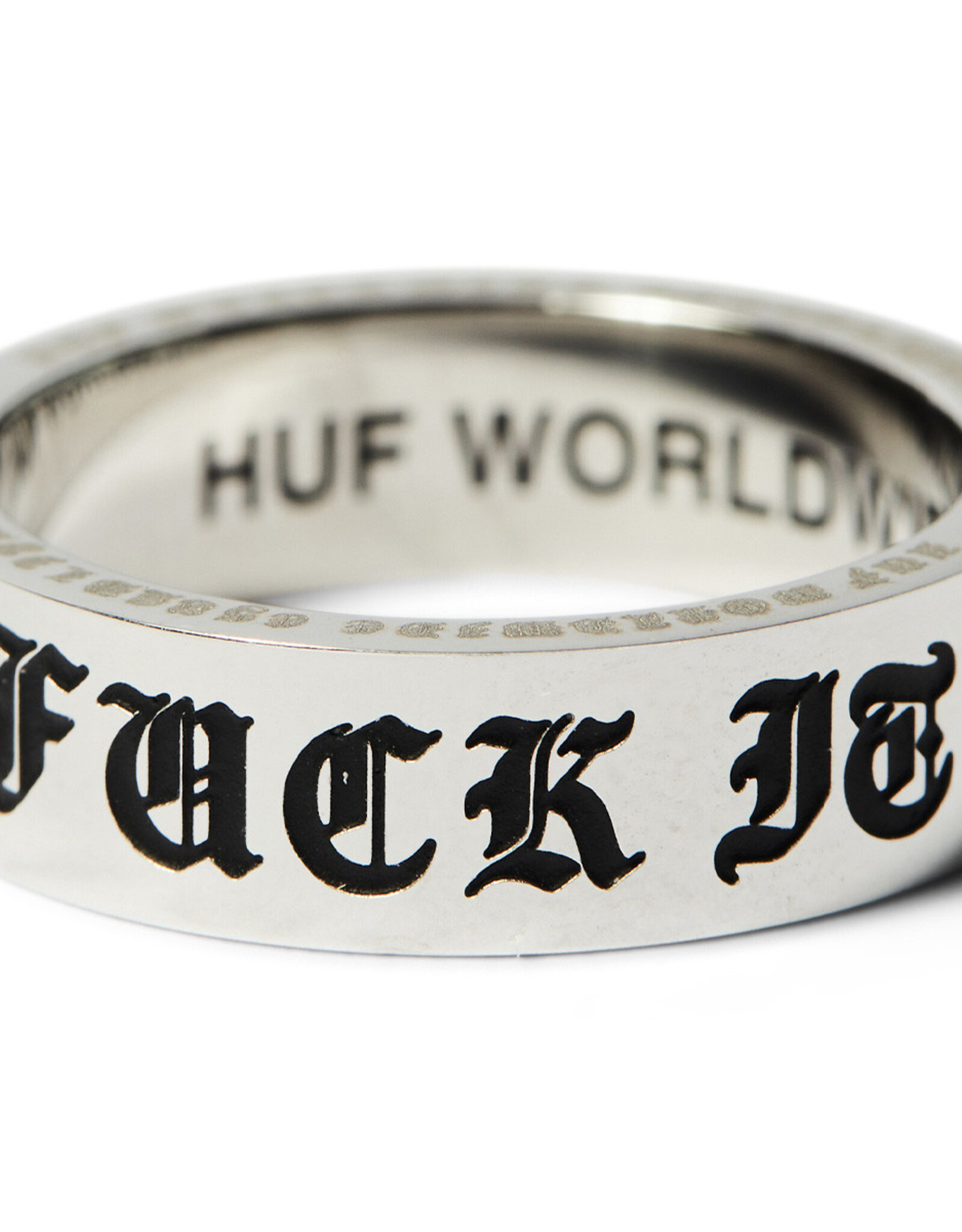 HUF Old E Ring - Silver Stainless Steel