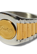 Worldwide Clothiers Ring - Gold / Silver Stainless Steel
