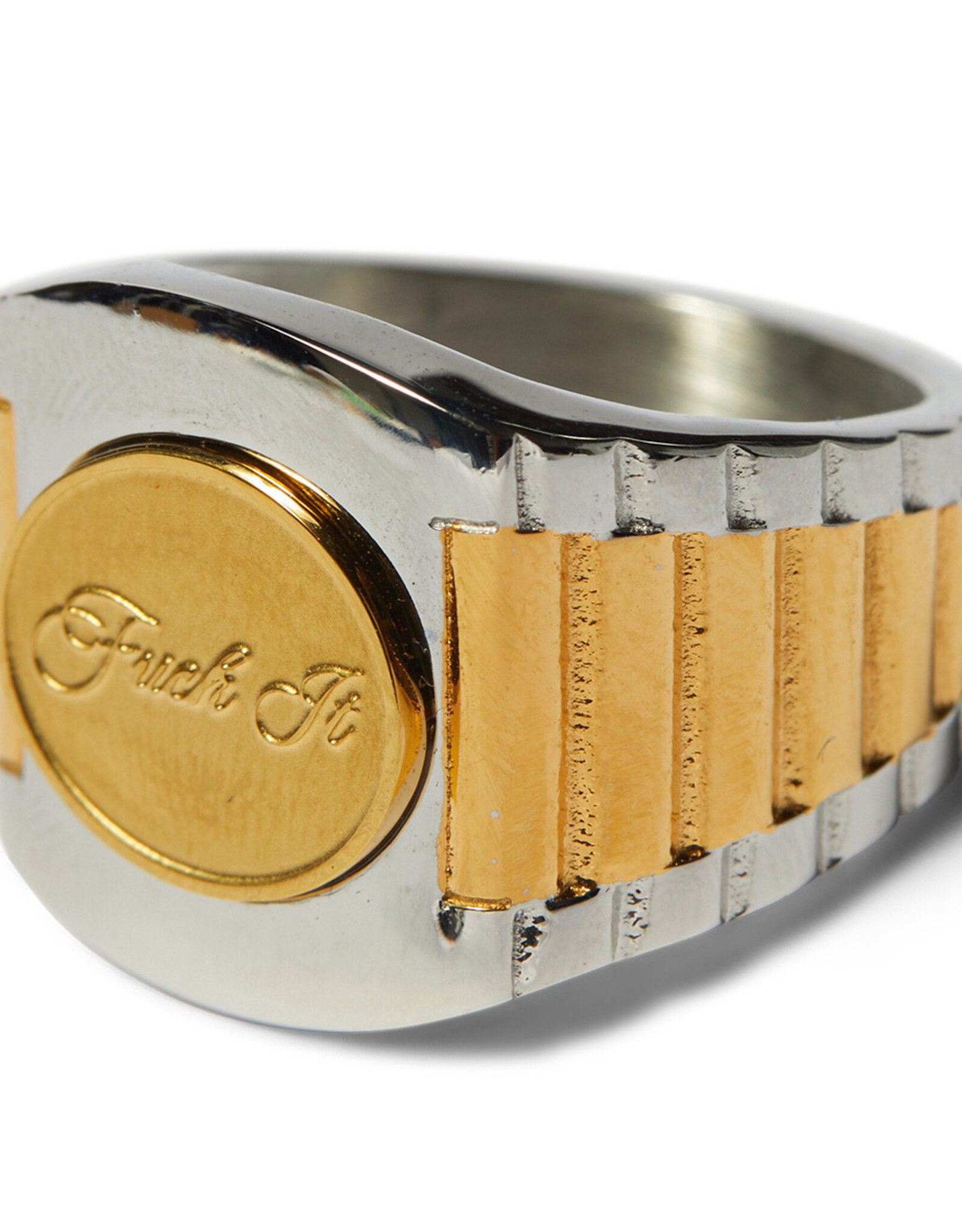 Worldwide Clothiers Ring - Gold / Silver Stainless Steel