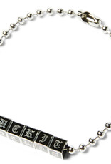 Blocks Bracelet - Silver Stainless Steel S/M